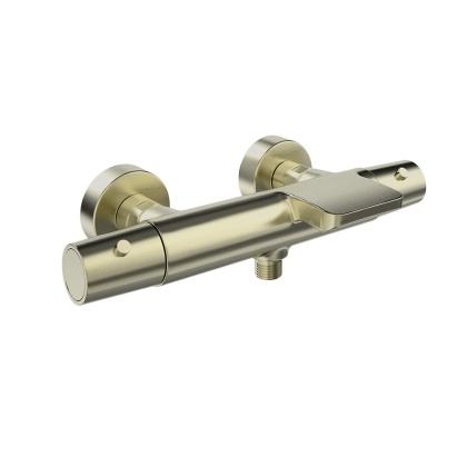 Ramon Soler Bateria wannowo-prysznicowa termostatyczna, szczotkowana stal, TZAR