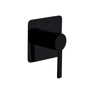 Ramon Soler bateria prysznicowa podtynkowa DRAKO czarny mat 1-wyjściowa