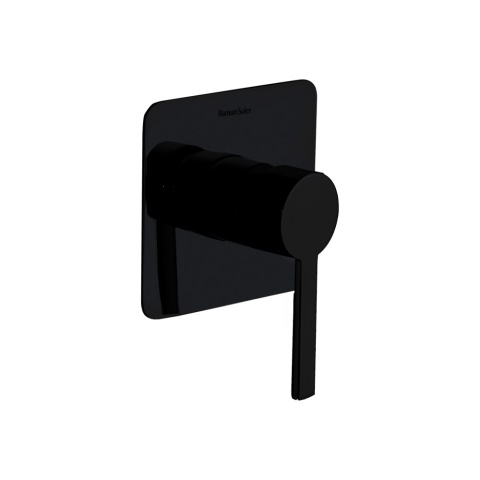 Ramon Soler bateria prysznicowa podtynkowa DRAKO czarny mat 1-wyjściowa