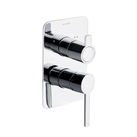 Ramon Soler bateria prysznicowa podtynkowa DRAKO chrom 2-wyjściowa