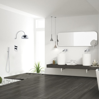 Ramon Soler bateria prysznicowa podtynkowa DRAKO chrom 2-wyjściowa