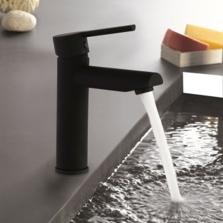 Ramon Soler bateria umywalkowa DRAKO czarny mat