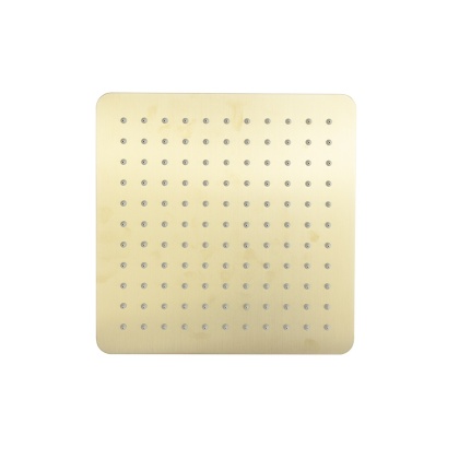 Ramon Soler deszczownica kwadratowa 300x300 mm szczotkowane złoto