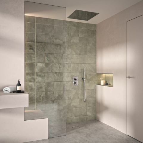 Ramon Soler deszczownica kwadratowa chrom