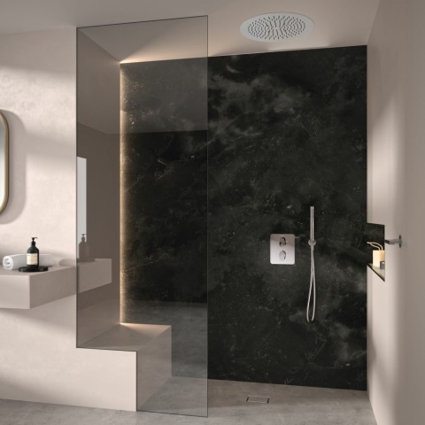 Ramon Soler okrągła deszczownica chrom