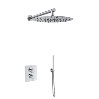 Ramon Soler zestaw prysznicowy podtynkowy termostatyczny DRAKO chrom dwukierunkowy