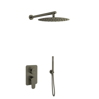 Ramon Soler Zestaw prysznicowy podtynkowy, grafit, ALEXIA