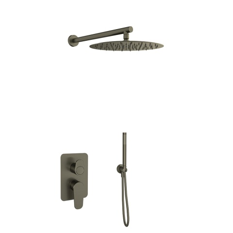 Ramon Soler Zestaw prysznicowy podtynkowy, grafit, ALEXIA