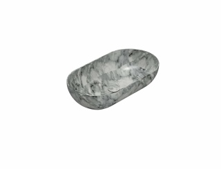 GLOBO umywalka nablatowa 65×36 cm Arabescato Grigio