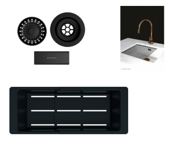 SCHOCK Zestaw BLACK EDITION KIRUNA N-100XL Night CRISTADUR® + 629739 + 629051OKB + Elementy w kolorze Puro - LINIA STUDIO