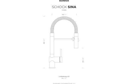 SCHOCK bateria kuchenna SINA 515000 EDM - LINIA STUDIO
