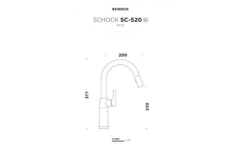 SCHOCK bateria kuchenna SC520120 Asphalt