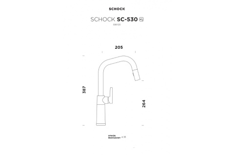 SCHOCK bateria kuchenna SC530120 Polaris