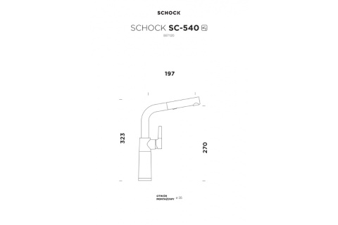 SCHOCK bateria kuchenna SC540120 Night
