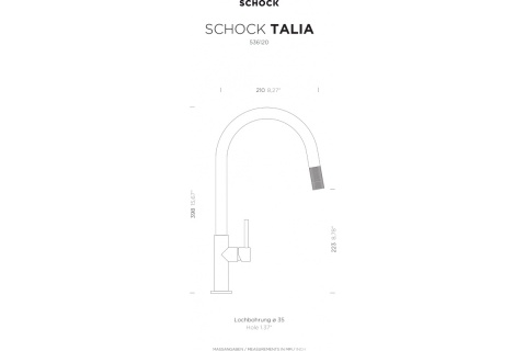 SCHOCK bateria kuchenna TALIA 536120 EDM - LINIA STUDIO