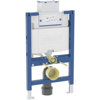 Stelaż podtynkowy Geberit Duofix do wiszących misek WC, 82 cm, ze spłuczką podtynkową Omega 12 cm