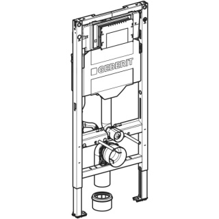 Stelaż podtynkowy Geberit Duofix do wiszących misek WC, 112 cm, ze spłuczką podtynkową Sigma 12 cm