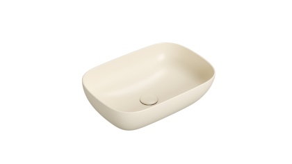 GLOBO umywalka nablatowa 55 × 38 cm Crema