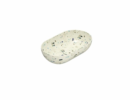 GLOBO umywalka nablatowa 60 × 36 cm Graniglia Beige