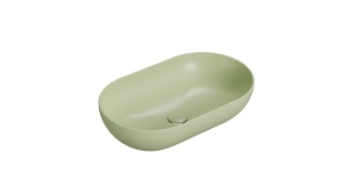 GLOBO umywalka nablatowa 60 × 36 cm Lime