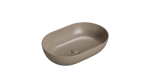 GLOBO umywalka nablatowa 60 × 41 cm Castagno