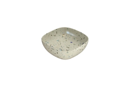 GLOBO umywalka nablatowa 42 × 42 cm Graniglia Beige