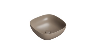 GLOBO umywalka nablatowa 42 × 42 cm Castagno