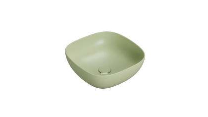GLOBO umywalka nablatowa 42 × 42 cm Lime