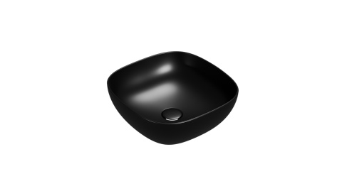 GLOBO umywalka nablatowa 42 × 42 cm Nero Opaco