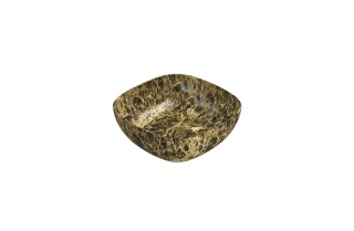 GLOBO umywalka nablatowa 42 × 42 cm Portoro Marrone