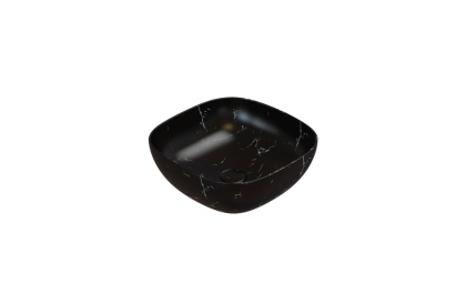 GLOBO umywalka nablatowa 42 × 42 cm Portoro Nero