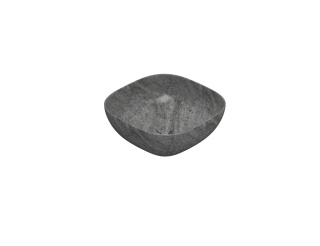 GLOBO umywalka nablatowa 45 × 45 cm Striato Grigio