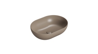 GLOBO umywalka nablatowa 50 × 36 cm Castagno