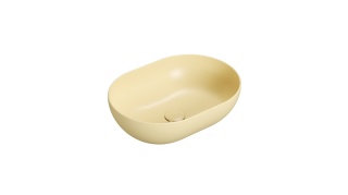 GLOBO umywalka nablatowa 50 × 36 cm Senape