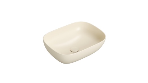 GLOBO umywalka nablatowa 50 × 38 cm Crema