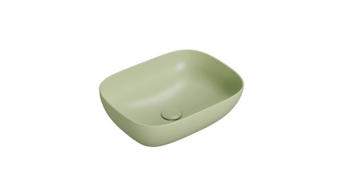 GLOBO umywalka nablatowa 50 × 38 cm Lime