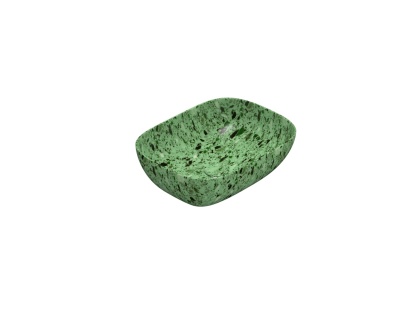 GLOBO umywalka nablatowa 50 × 38 cm Graniglia Verde