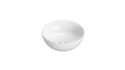 GLOBO umywalka nablatowa Ø42 cm Bianco Opaco