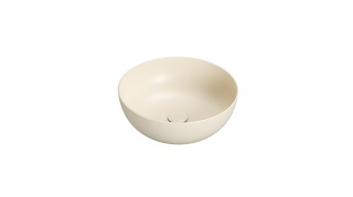 GLOBO umywalka nablatowa Ø42 cm Crema
