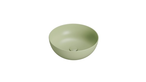 GLOBO umywalka nablatowa Ø42 cm Lime