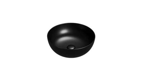 GLOBO umywalka nablatowa Ø42 cm Nero Opaco