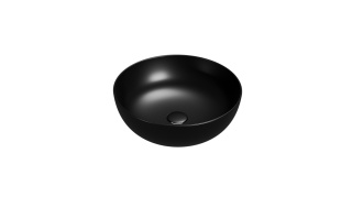 GLOBO umywalka nablatowa Ø45 cm Nero Opaco