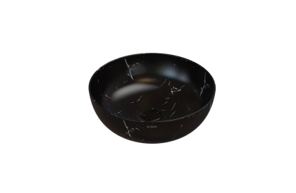 GLOBO umywalka nablatowa Ø45 cm Portoro Nero