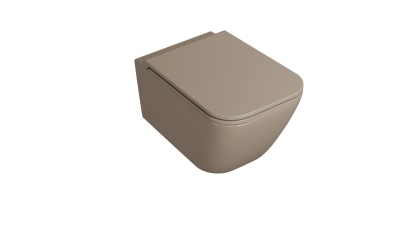 GLOBO miska wc wisząca - Stone - Castagno