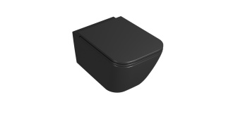 GLOBO miska wc wisząca - Stone - Nero Opaco
