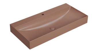 GLOBO umywalka 100 × 47 cm Mattone