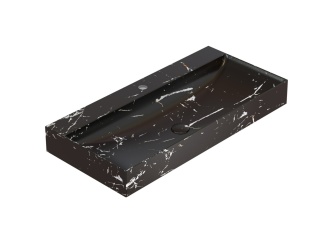 GLOBO umywalka 100 × 47 cm Portoro Nero