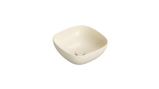 GLOBO umywalka nablatowa 38 × 38 cm Crema
