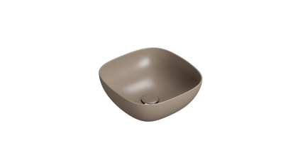 GLOBO umywalka nablatowa 38 × 38 cm Castagno