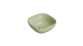 GLOBO umywalka nablatowa 38 × 38 cm Lime